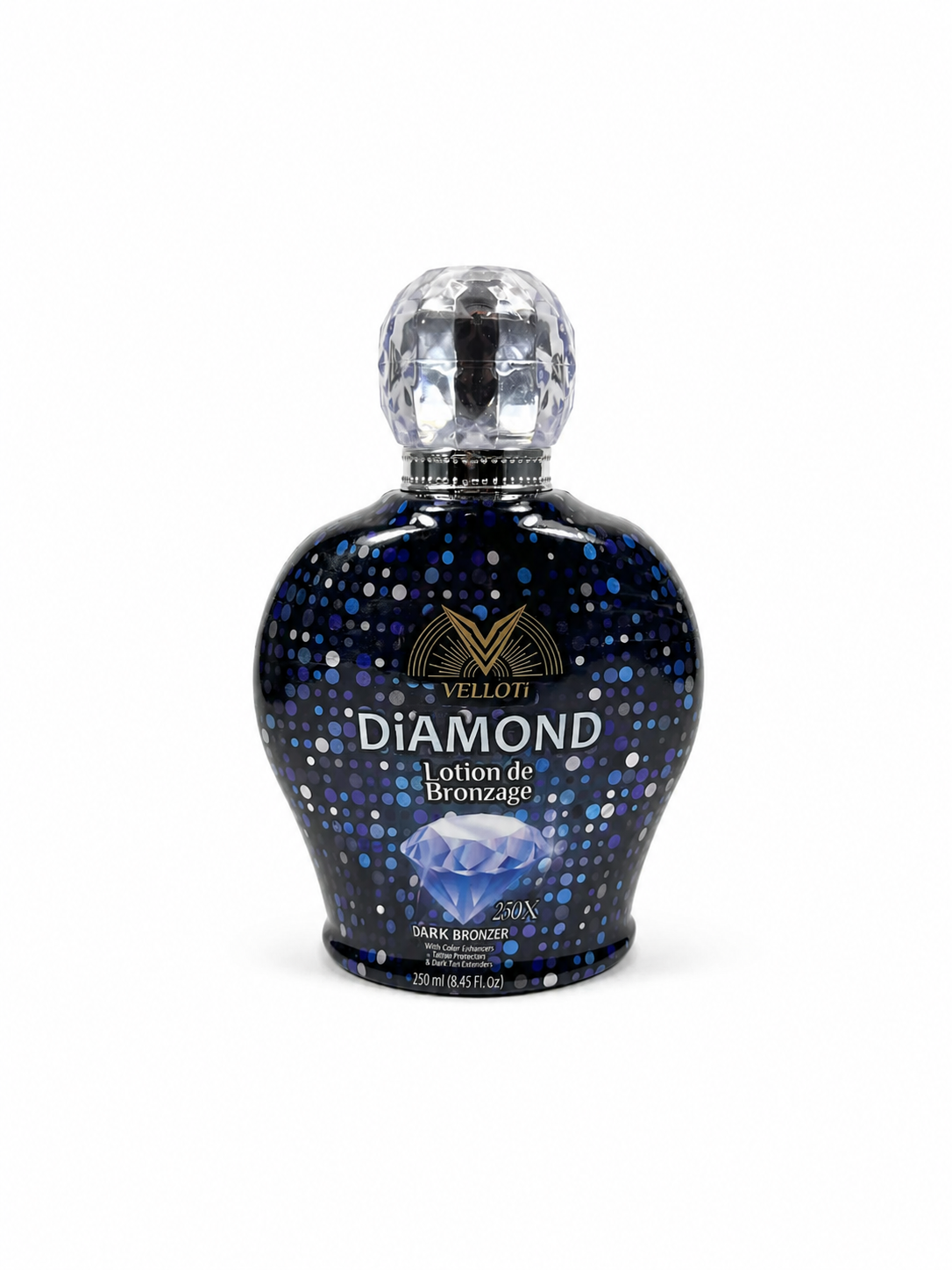 لوسیون بدن سولاریوم برند Velloti مدل diamond حجم ۲۵۰میلی لیتر