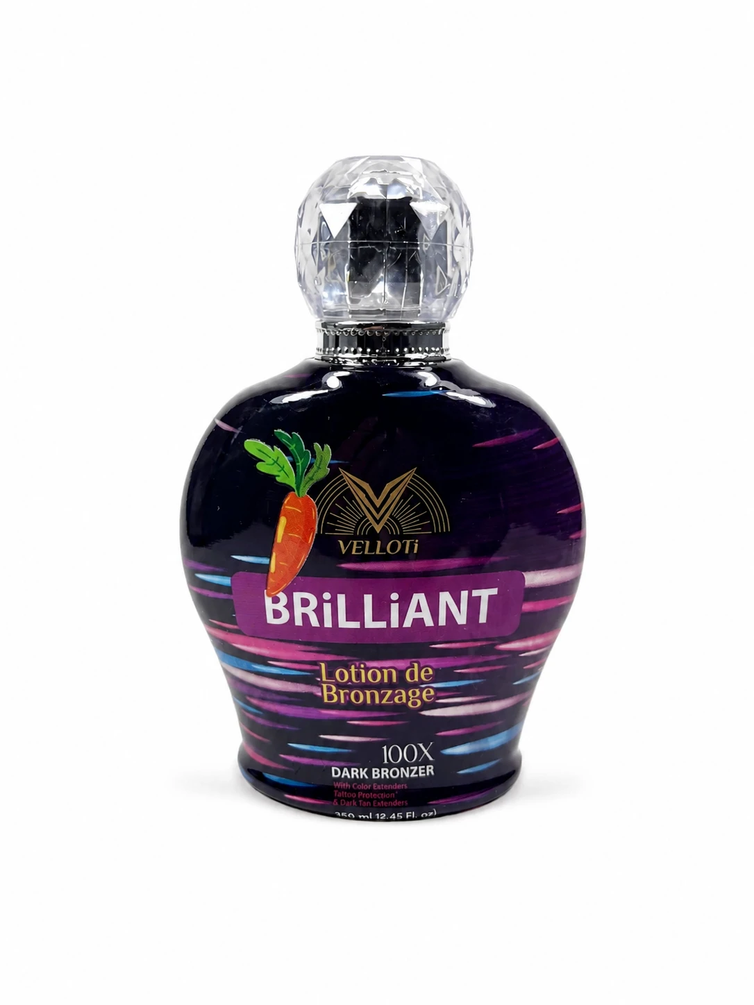 لوسیون بدن سولاریوم‌ برند Velloti مدل Brilliant حجم ۲۵۰ میلی لیتر